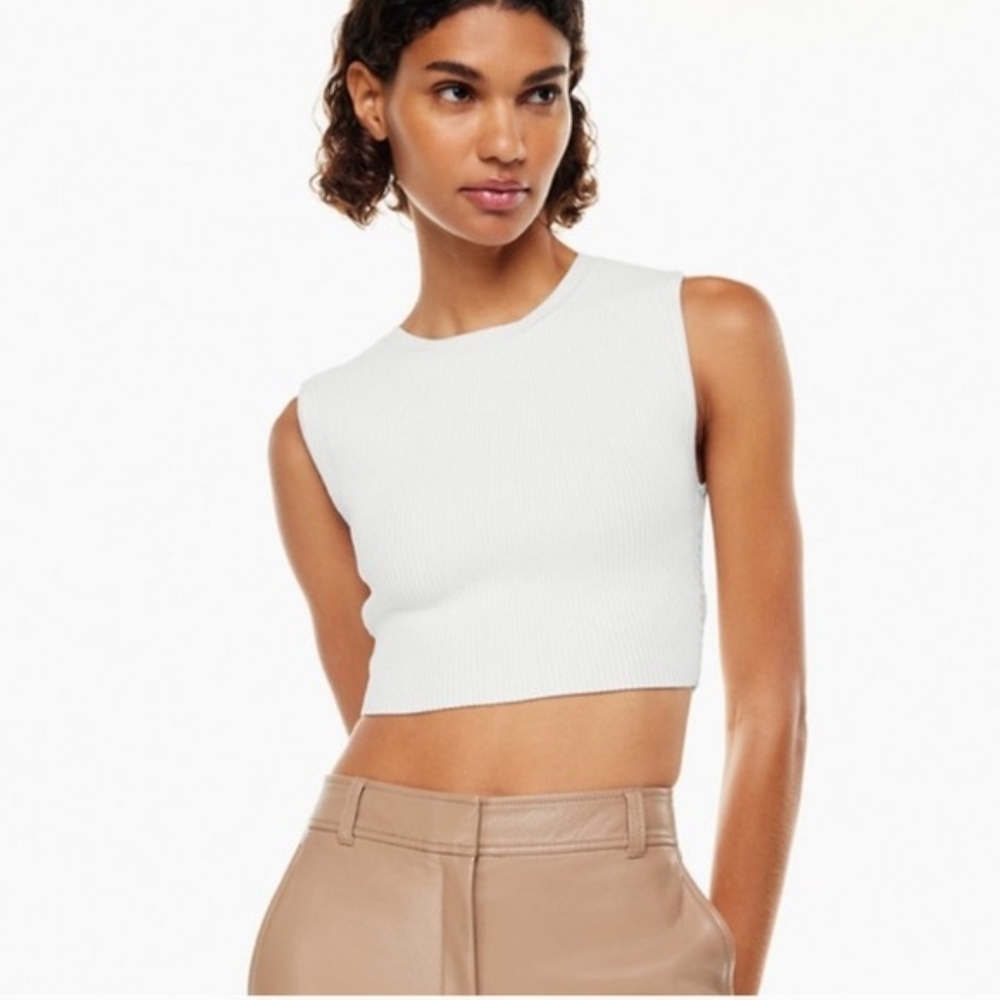 Aritzia babaton sculpt knit muscle tank